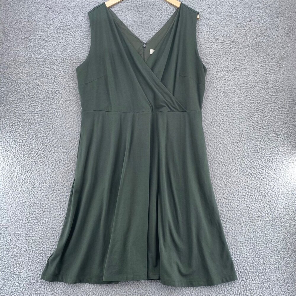 LOFT Dark Green Mini Dress